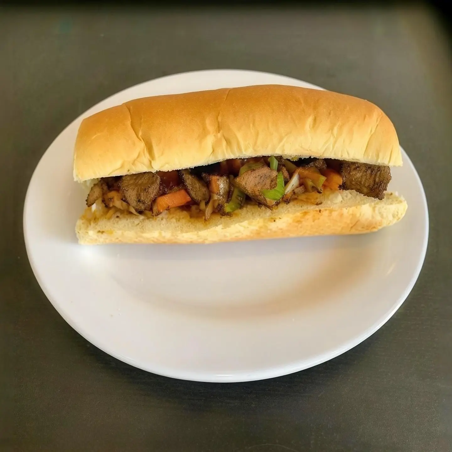 Meat Mgalgal Sandwich - Shami Bread
