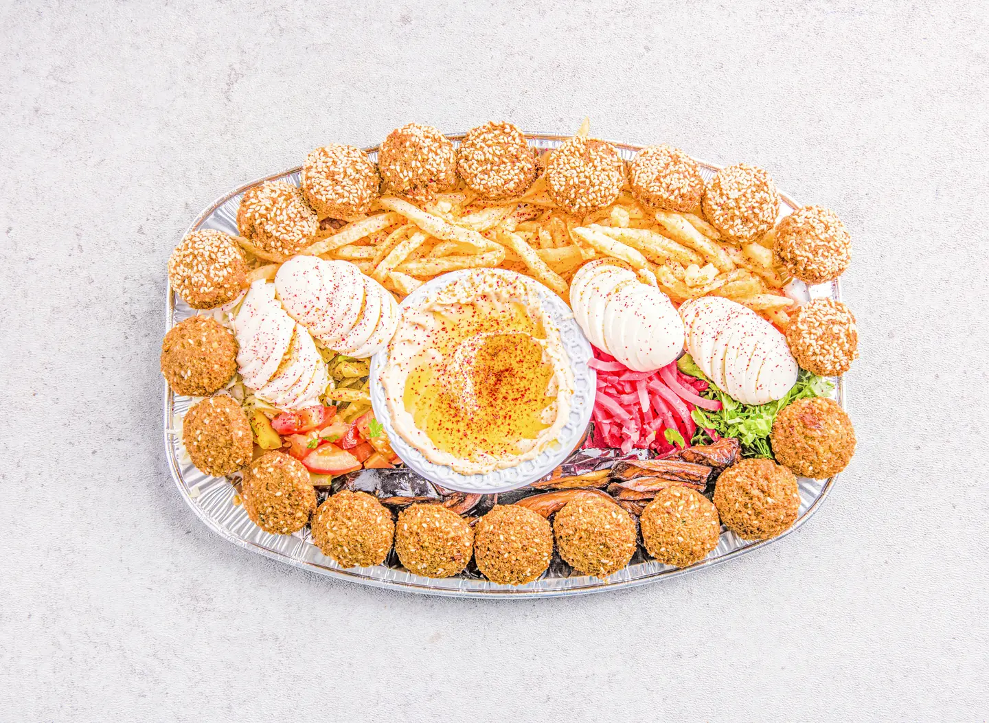 صحن فلافل مشكل - صغير