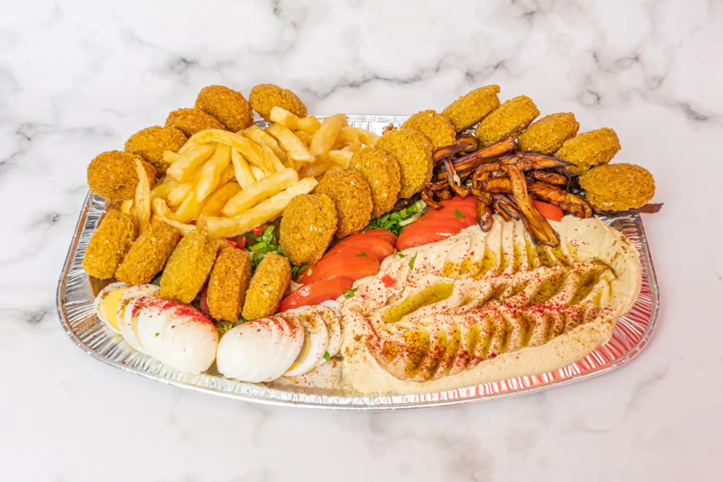 صحن فلافل مشكل - صغير