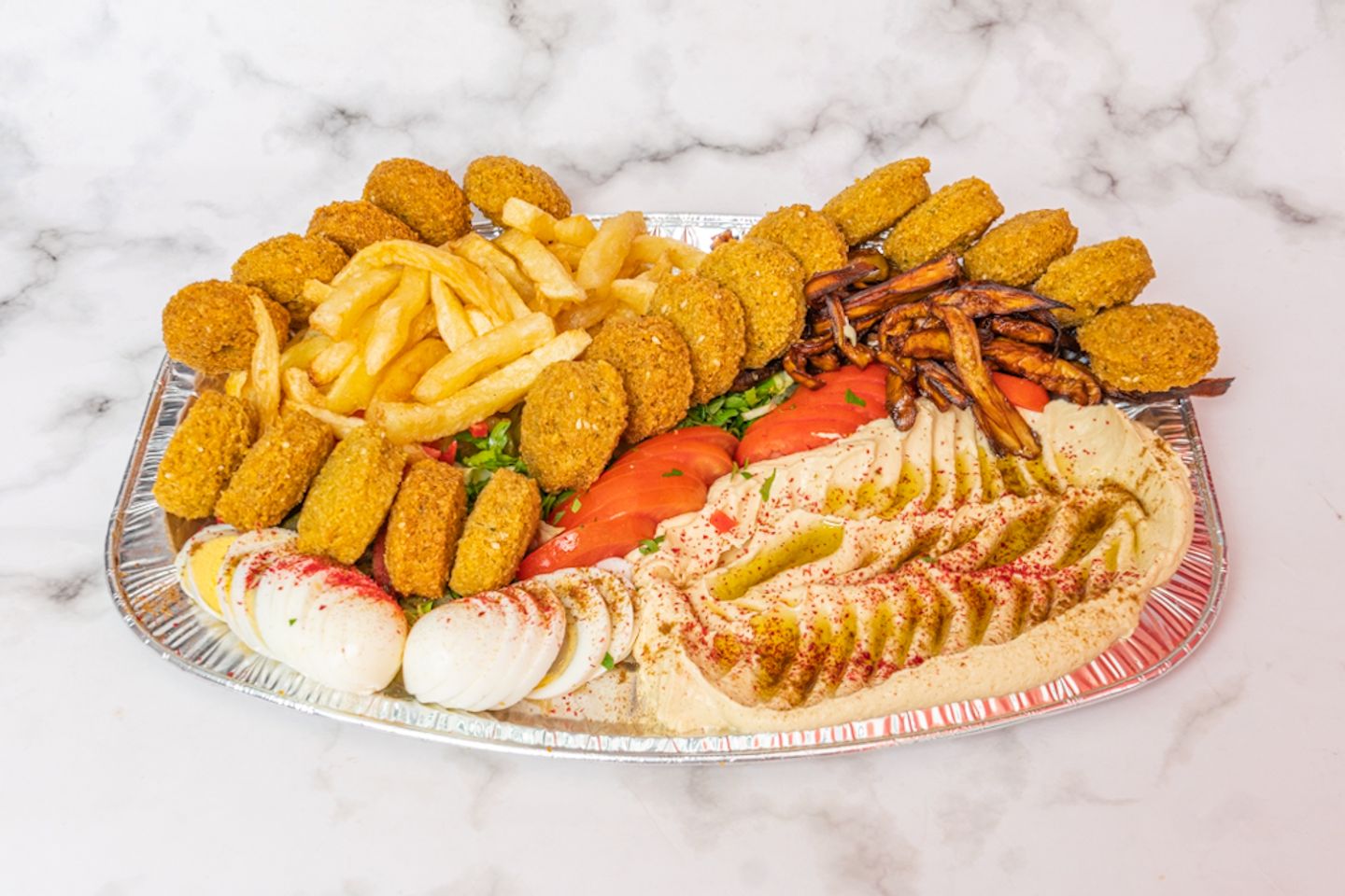 صحن فلافل مشكل - صغير
