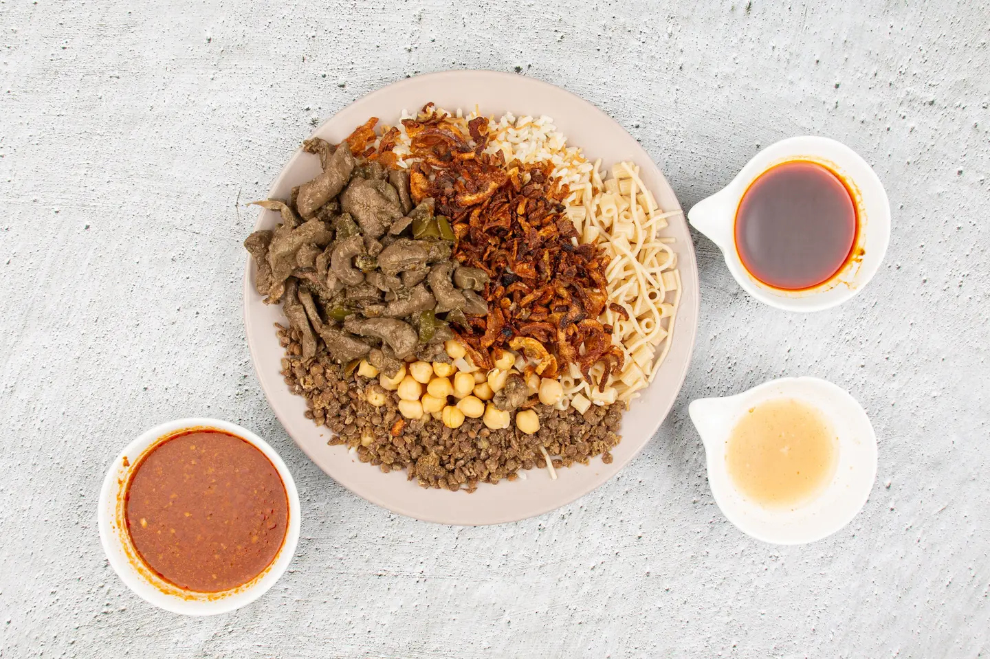 Koshary With Liver - Koshary With Liver Large
