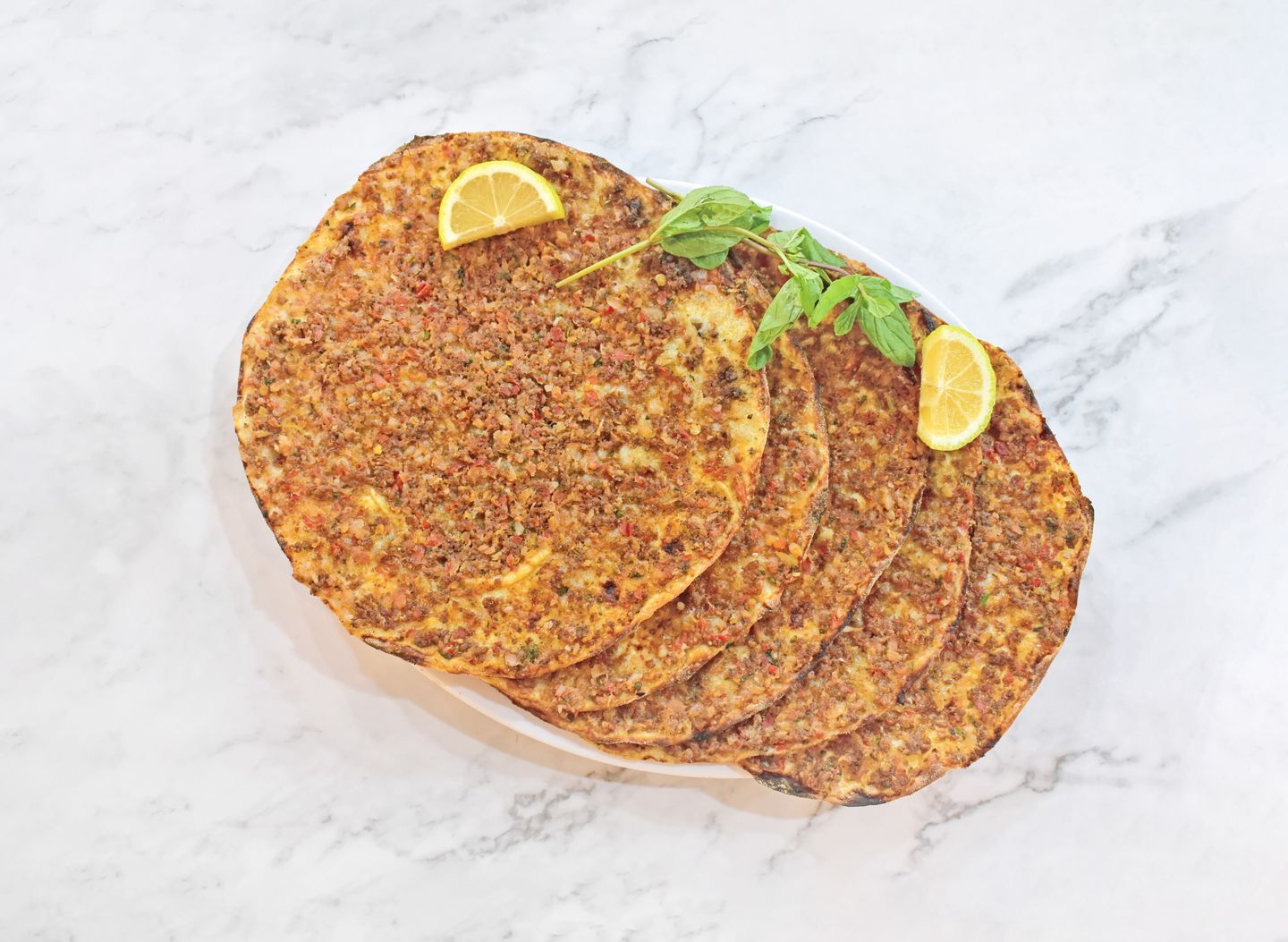 Lahmah Bel Ajeen With Vegetable  - For One Person