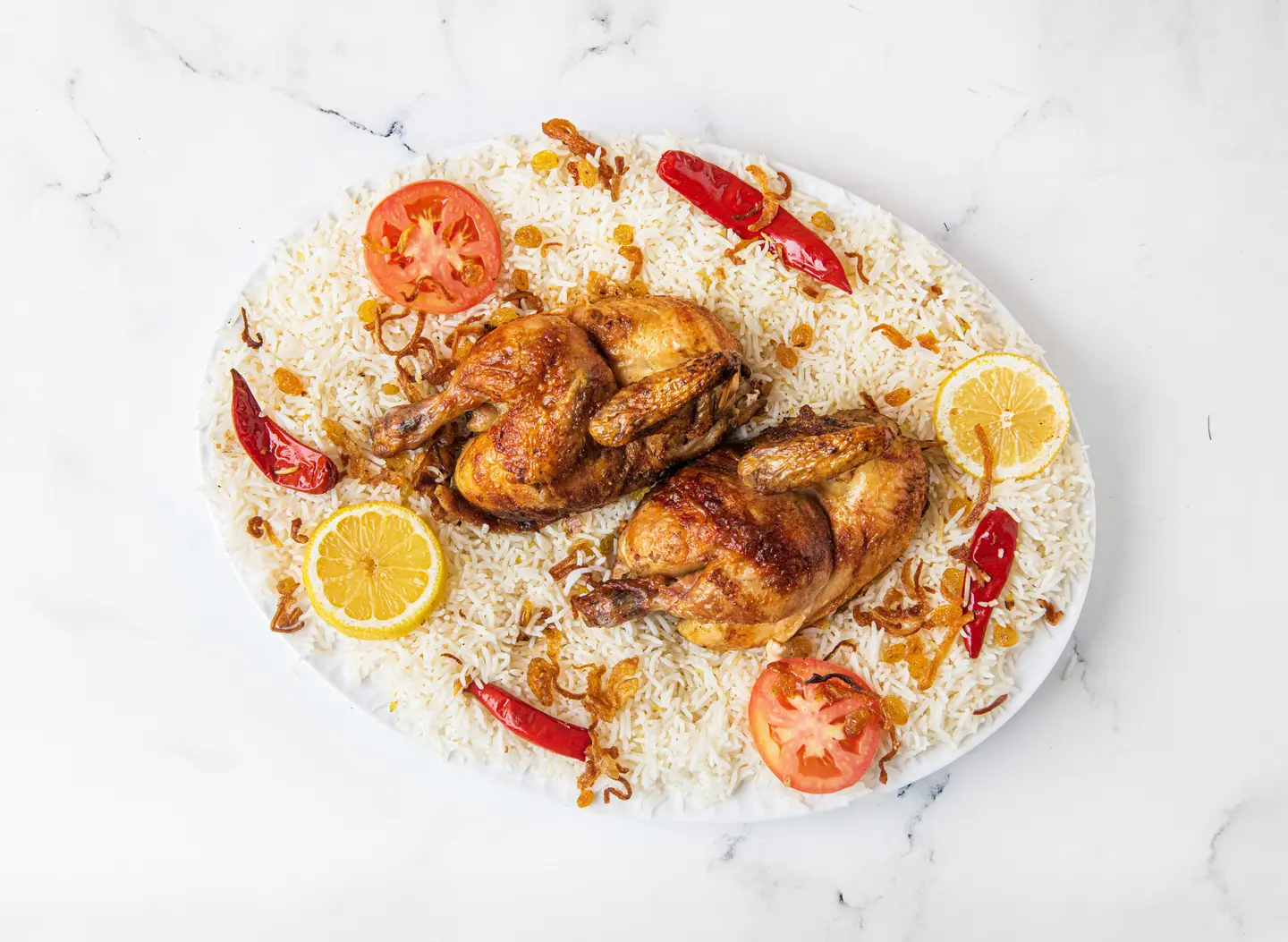 دجاج شواية - نص حبة دجاج