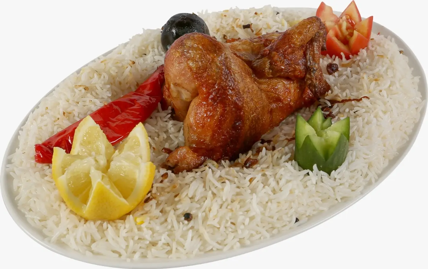 دجاج شواية - نص حبة دجاج