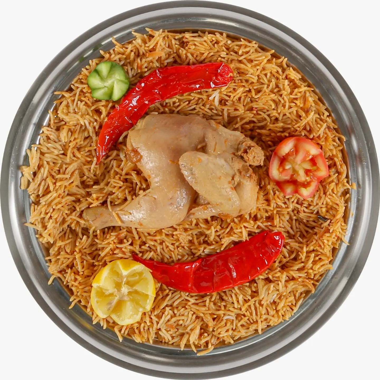 دجاج مضغوط - نص حبة دجاج