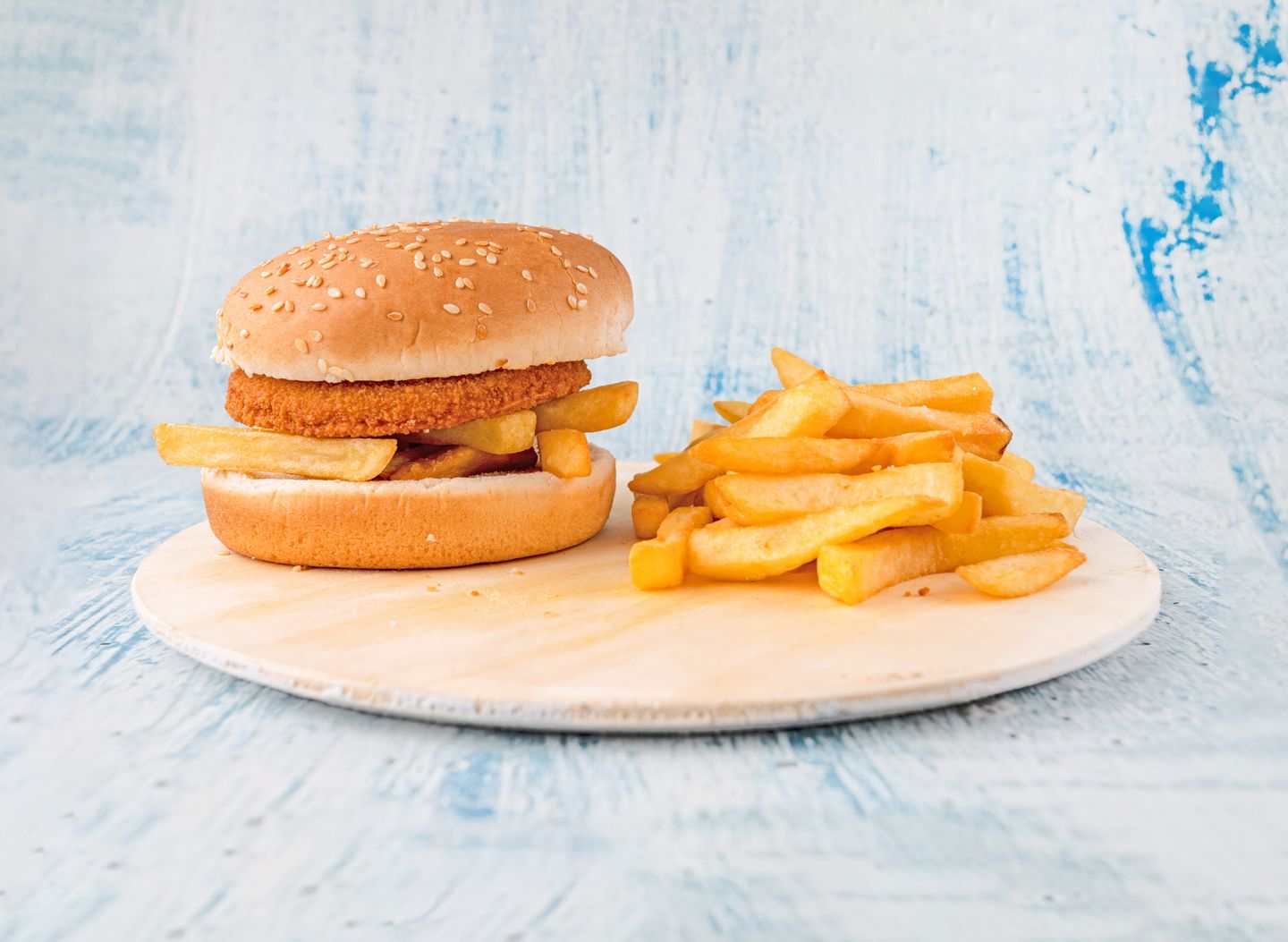 Chicken Burger Meal - Regular