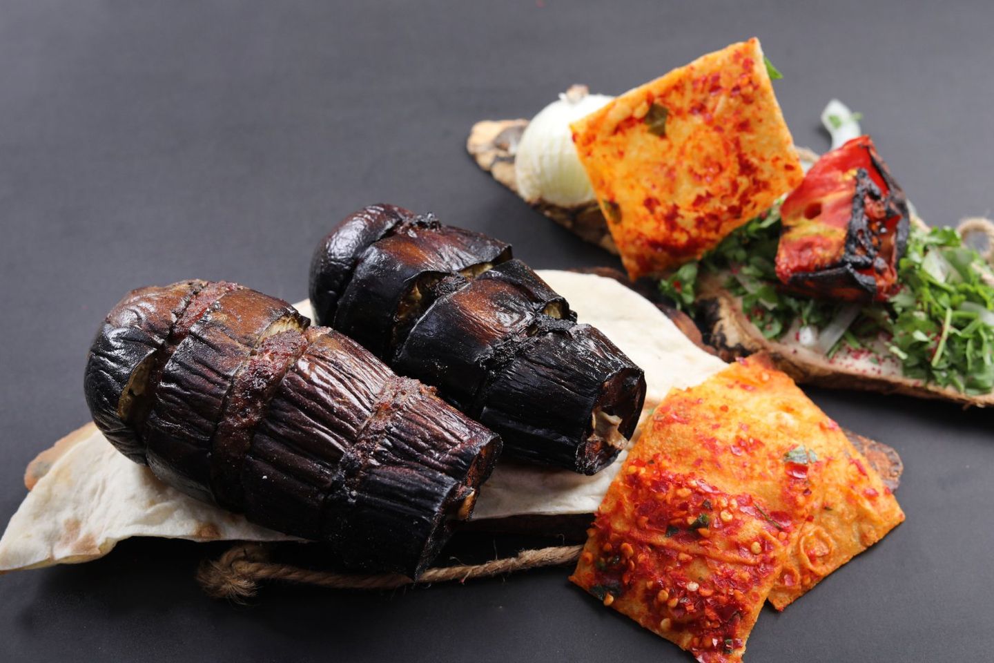 Eggplant Kebab - For One Person