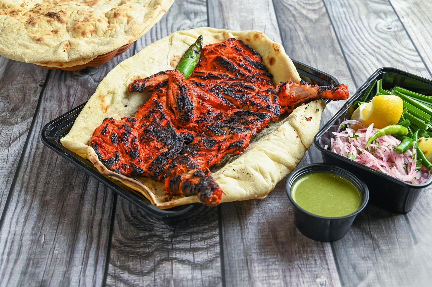 دجاج تندوري  - ربع دجاجة