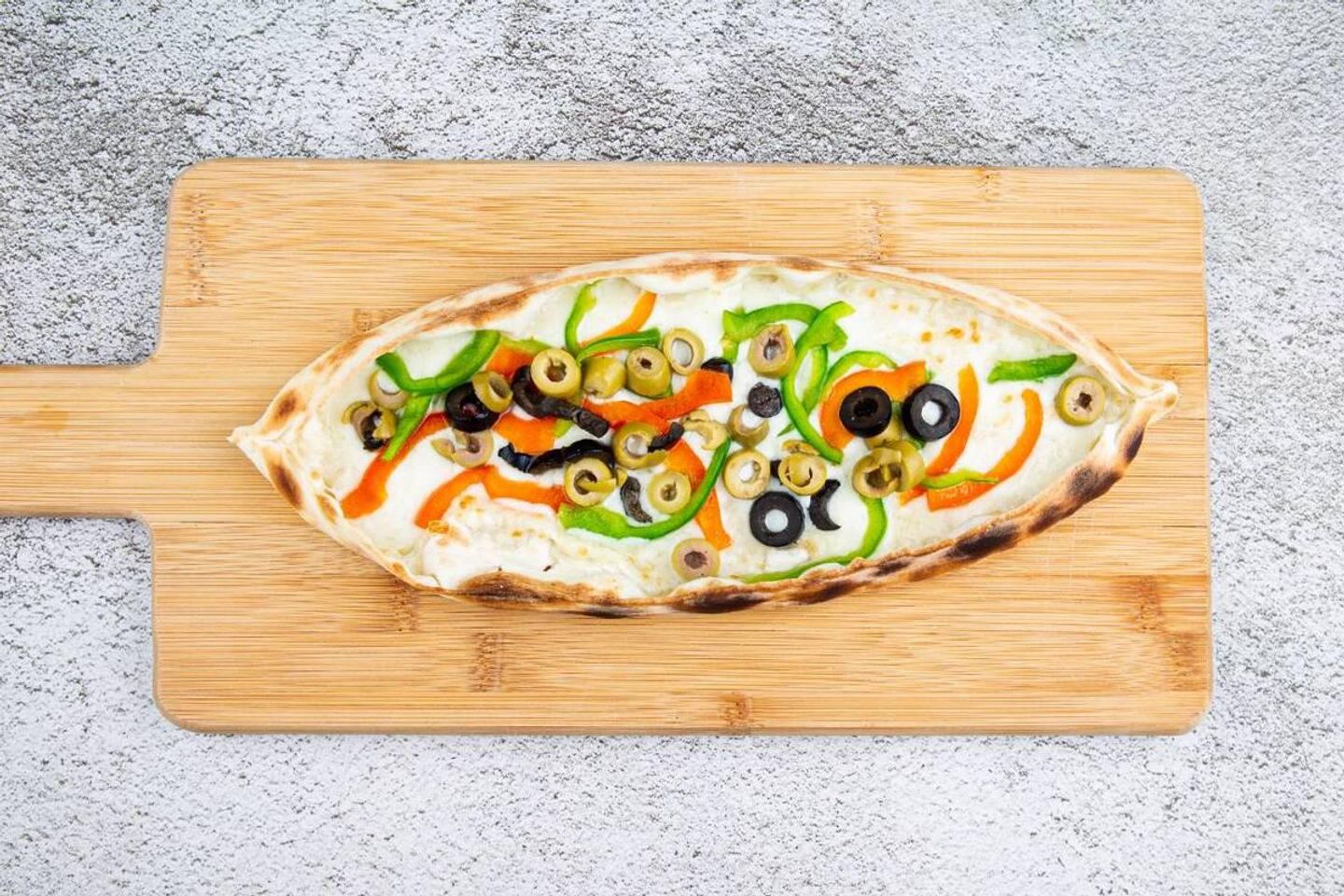لبنة و خضار - وسط