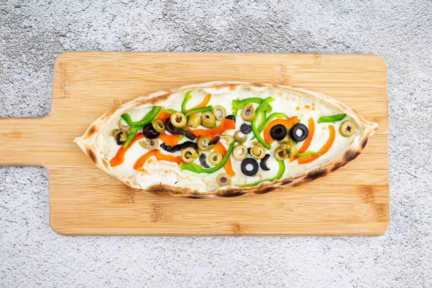 جبن وخضار - وسط