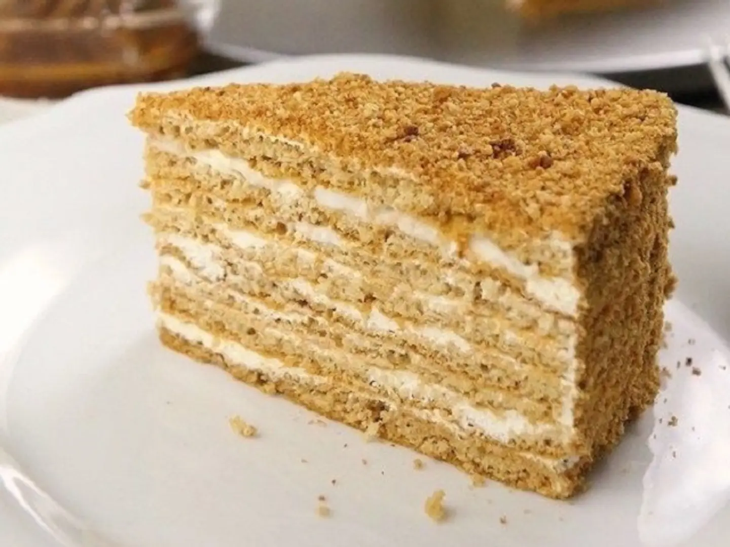 Honey Cake  - Honey Cake   One Slice