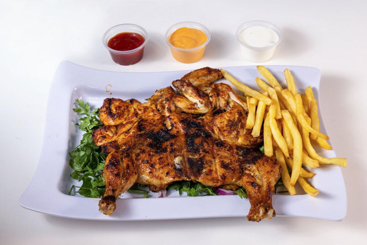 Plain Charcoal Chicken - Half Chicken