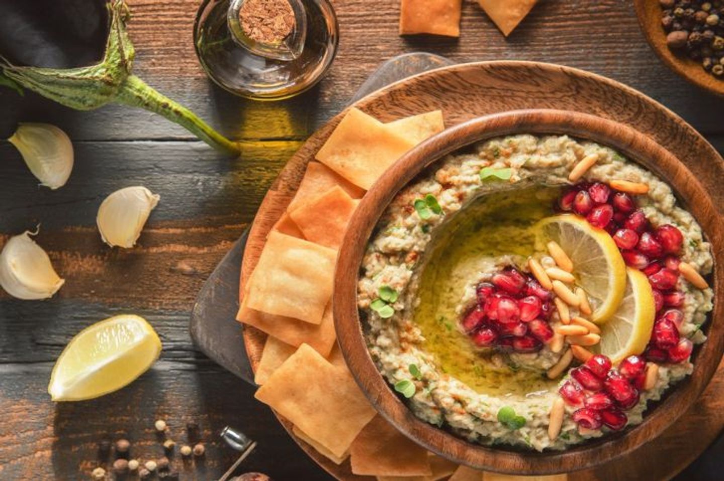 صحن بابا غنوج - صغير