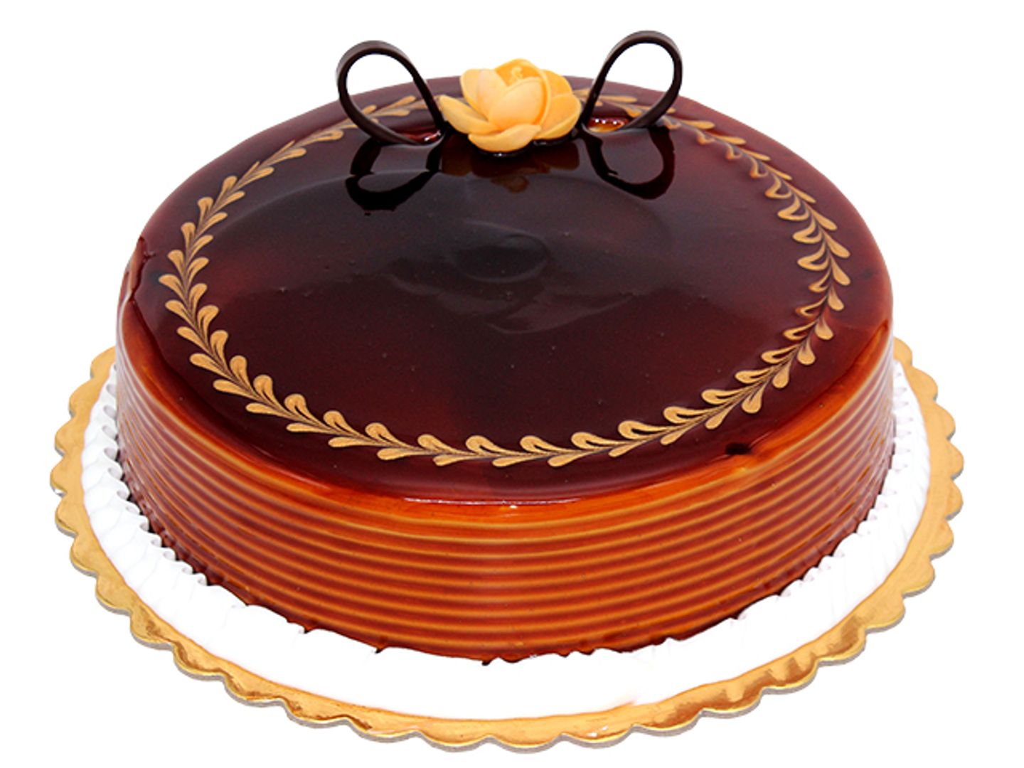 Cake Round Small Caramel - Price 1