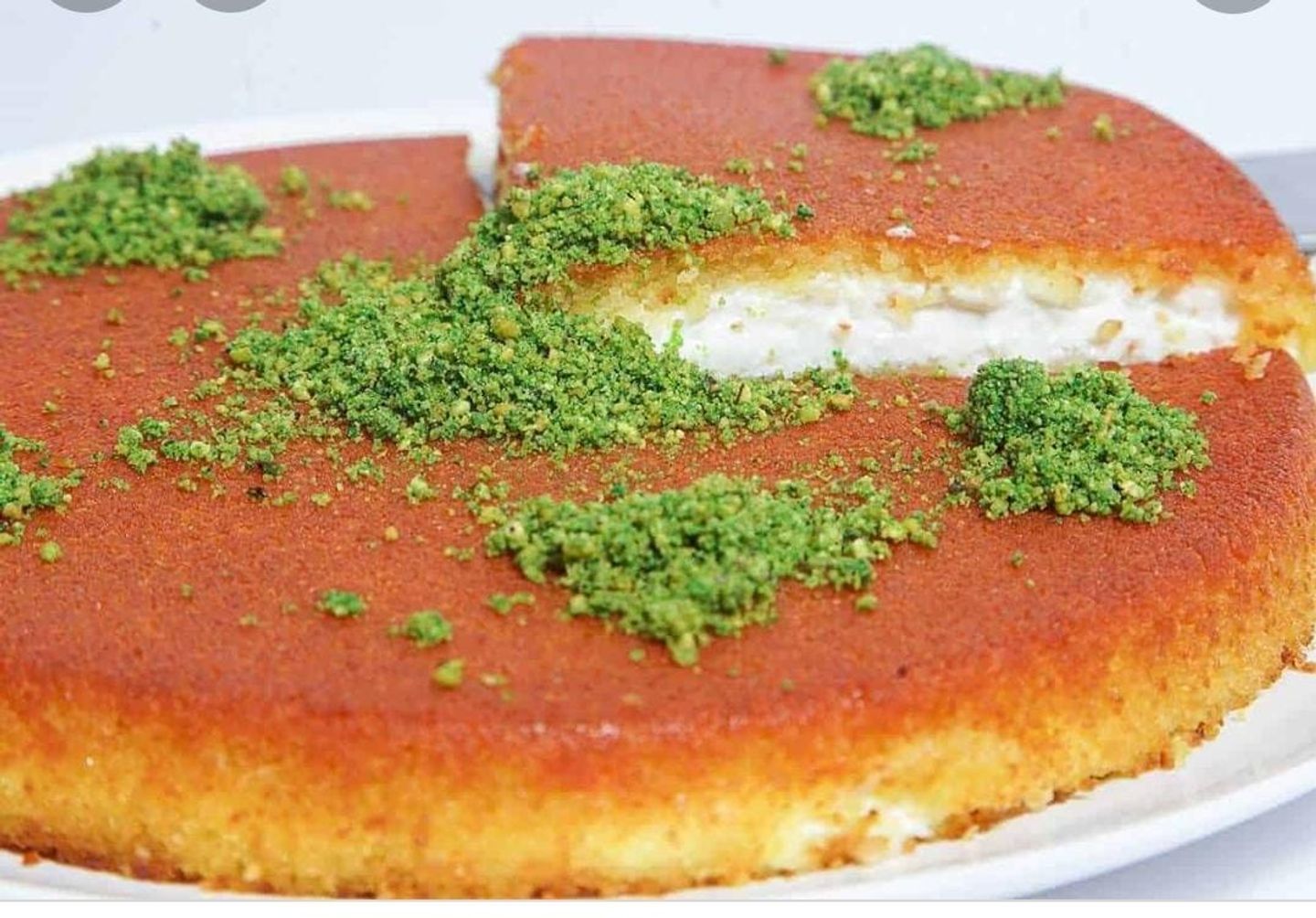 Soft Knafeh Nablusi With Cream - Small