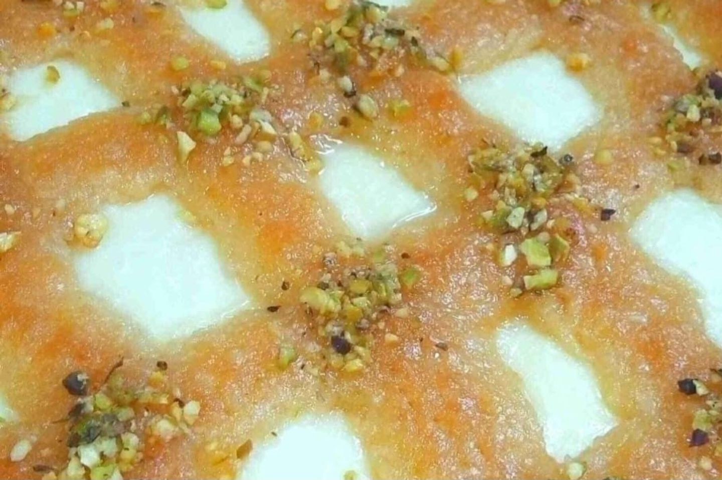 Coconut Basbousa With Cream - 1/4 Kilo