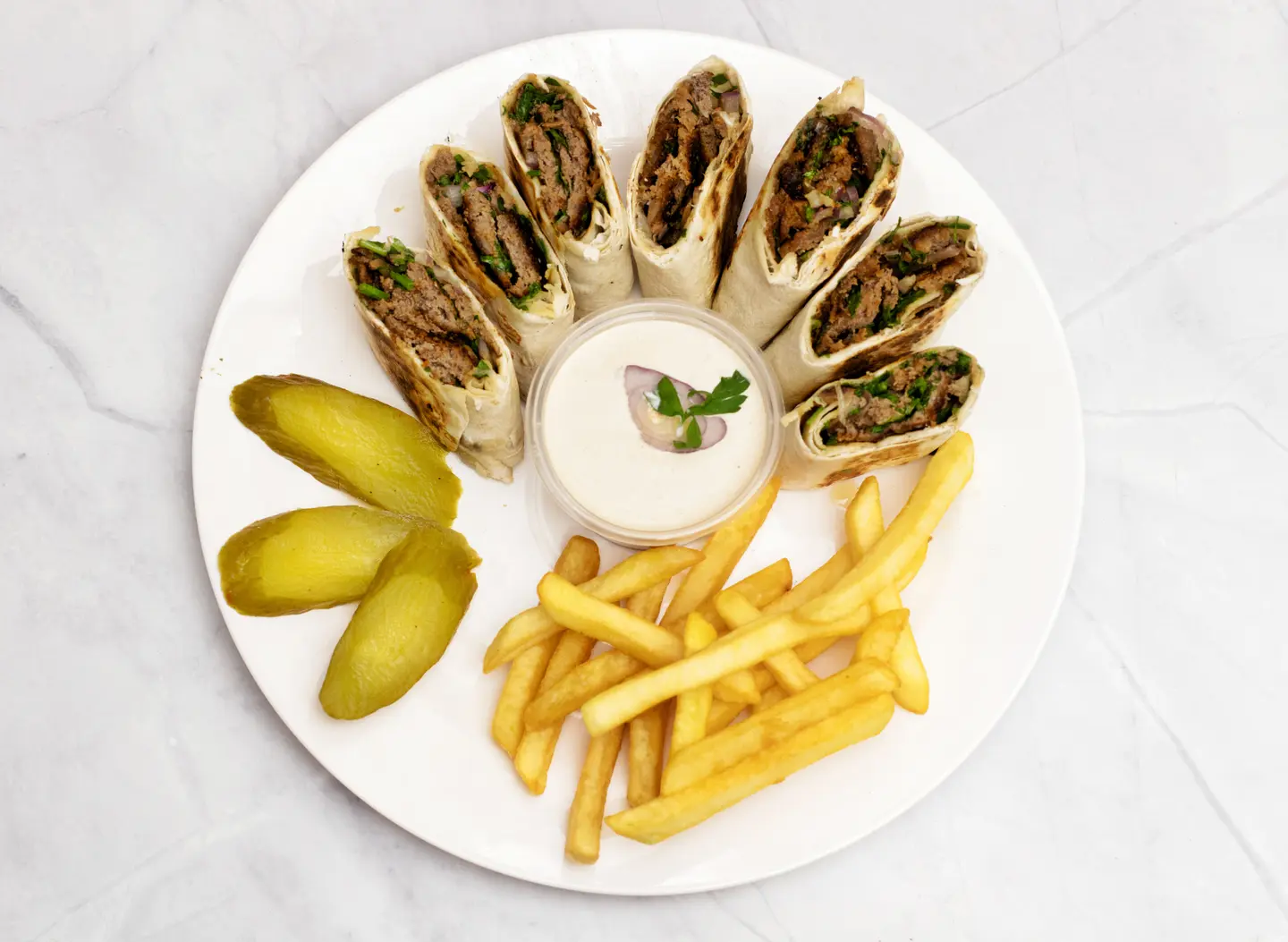 Medium Arabic Meat Shawarma - Regular