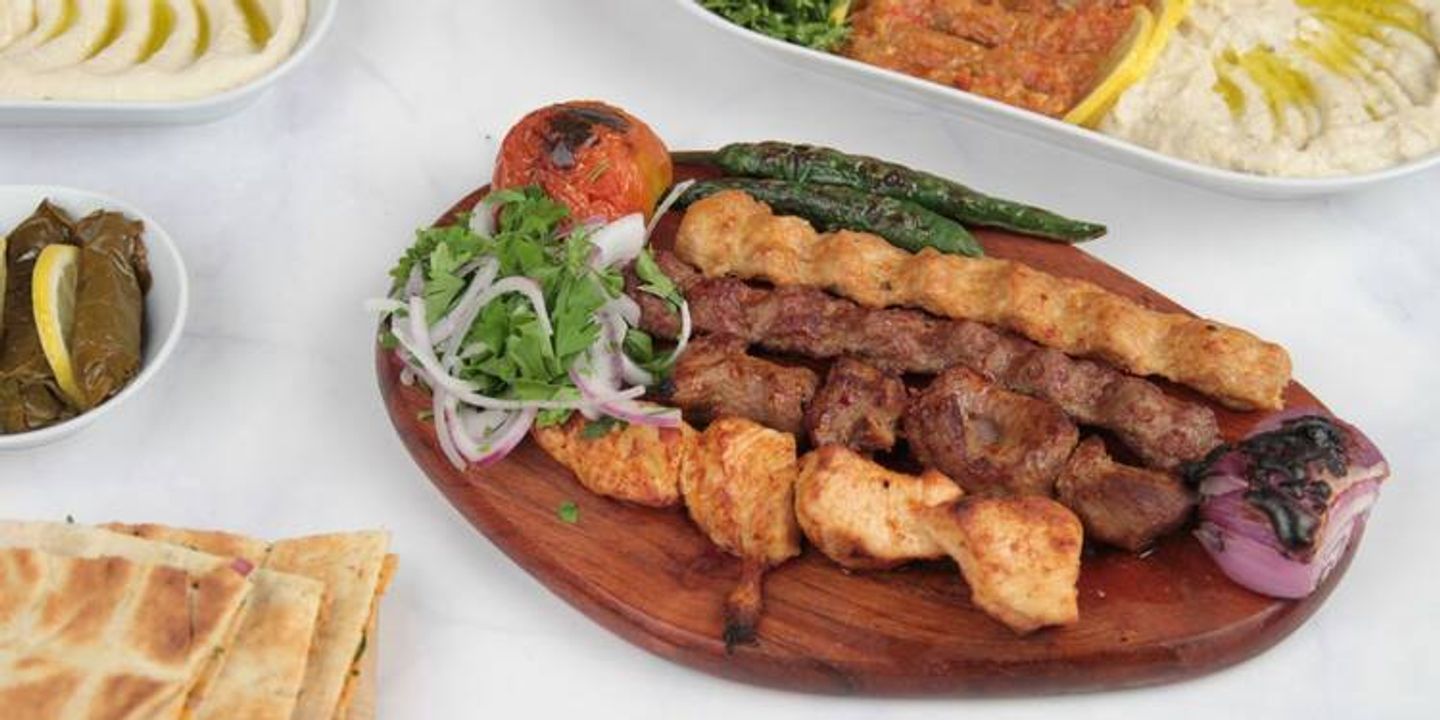 صحن كباب لحم و دجاج - صغير