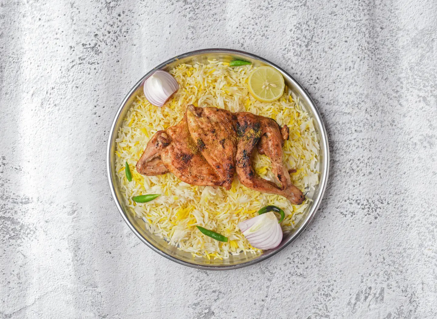 Madbi Chicken With Rice - For One Person