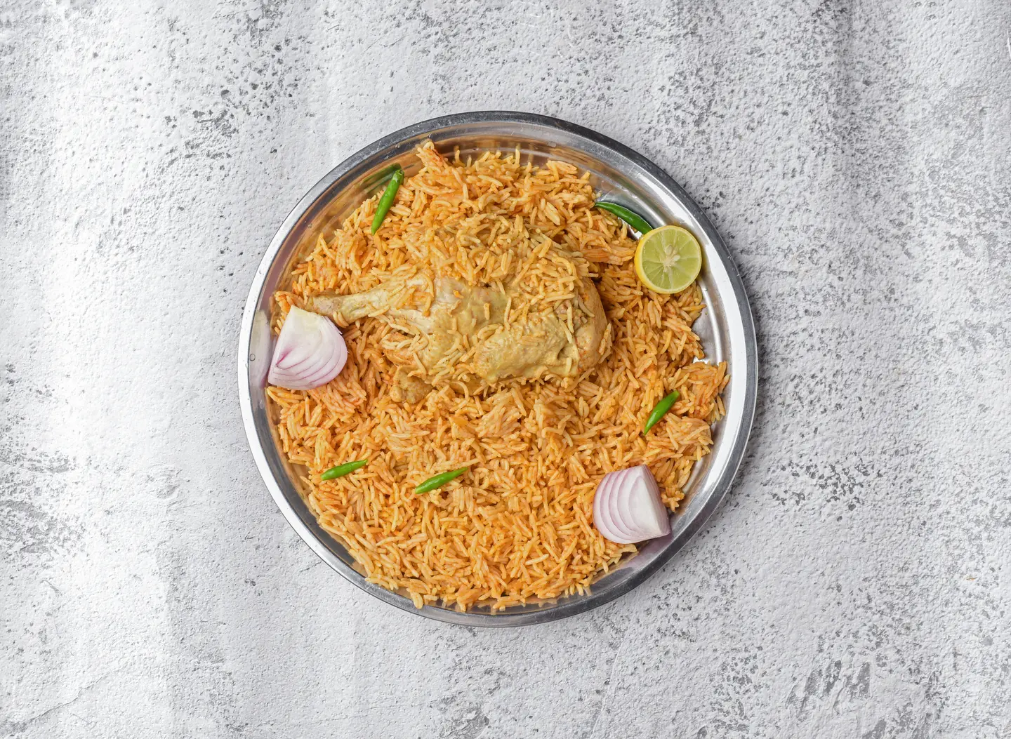 Madghot Chicken With Rice - Whole Chicken