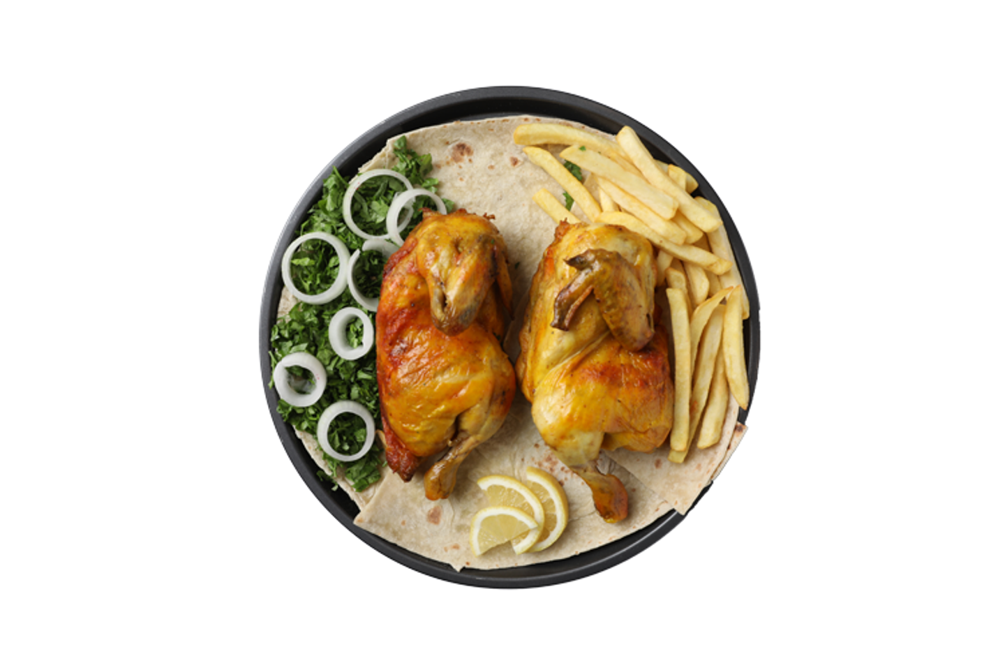دجاج مندي سادة - نص حبة دجاج