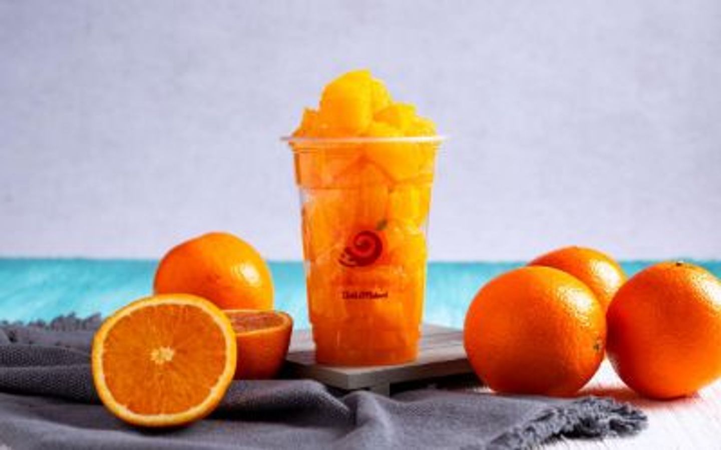 قطع برتقال - كوب