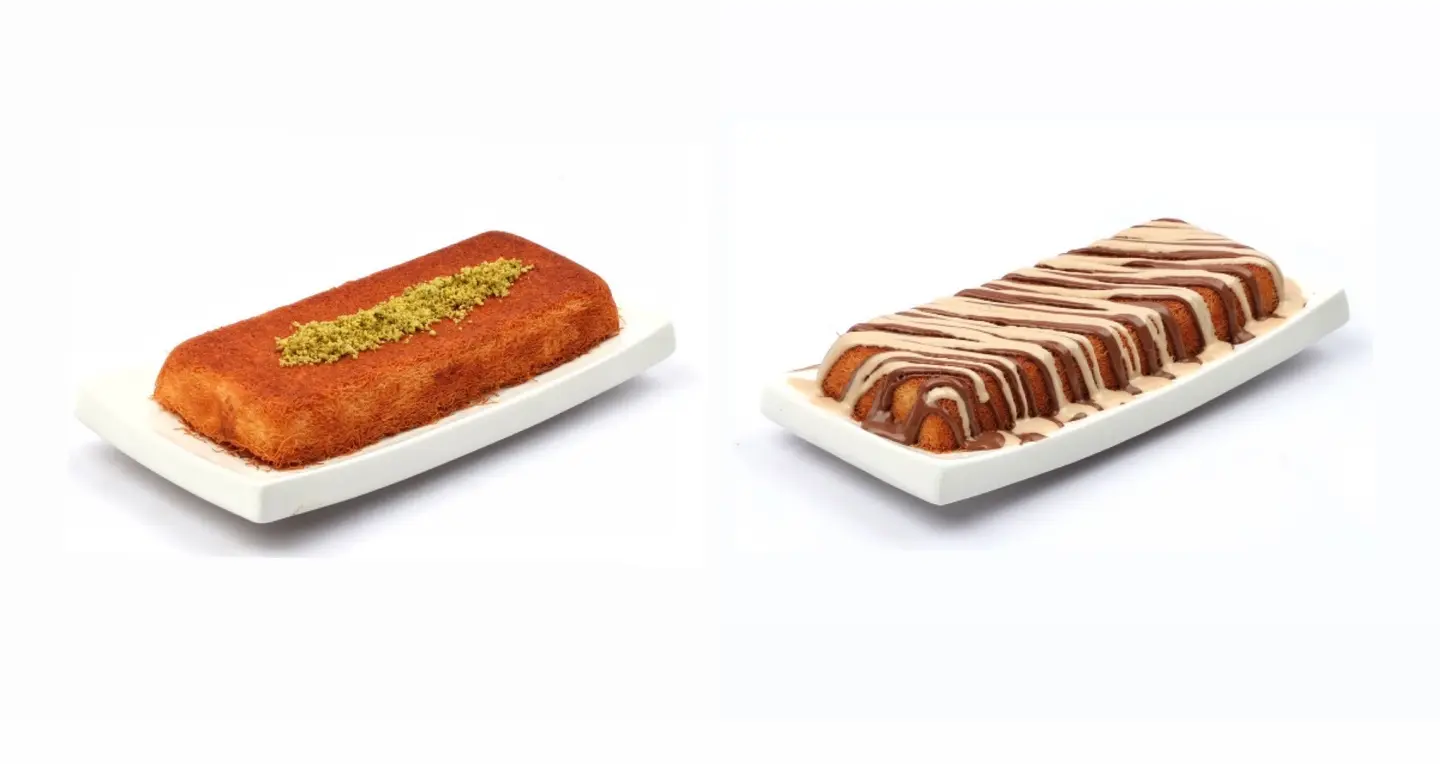 Kunafa Rectangle Filling (Cream With Liquid Cheese) - Pc  1 Person