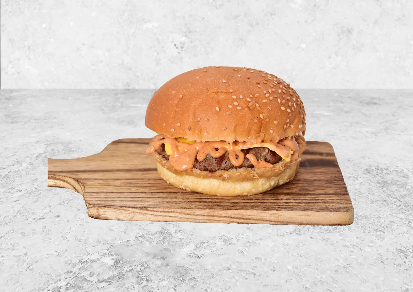 برجر جهير لحم سبايسي - ساندوتش