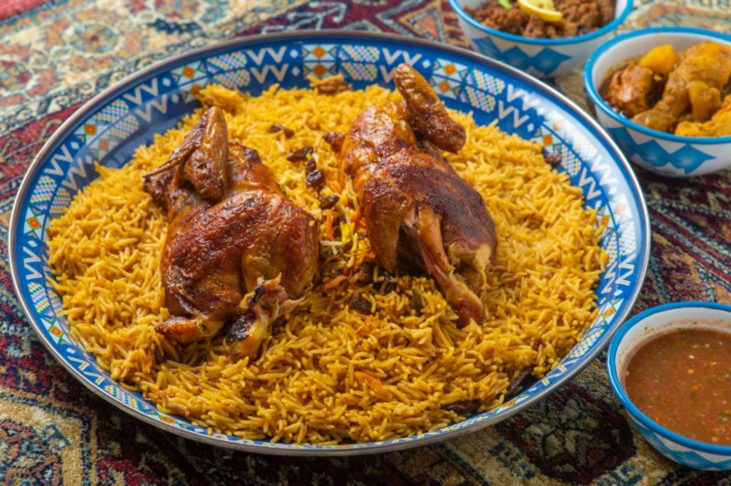 Grilled Chicken With Rice - Quarter Of A Chicken
