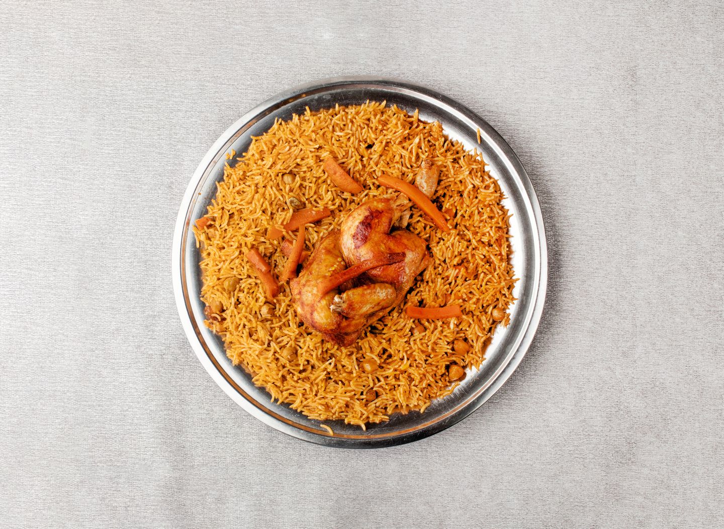 Chicken With Bukhari Rice - Half Chicken