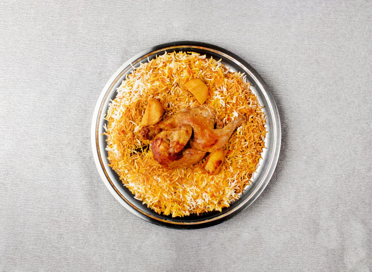 Chicken With Kabuli Rice  - Half Chicken