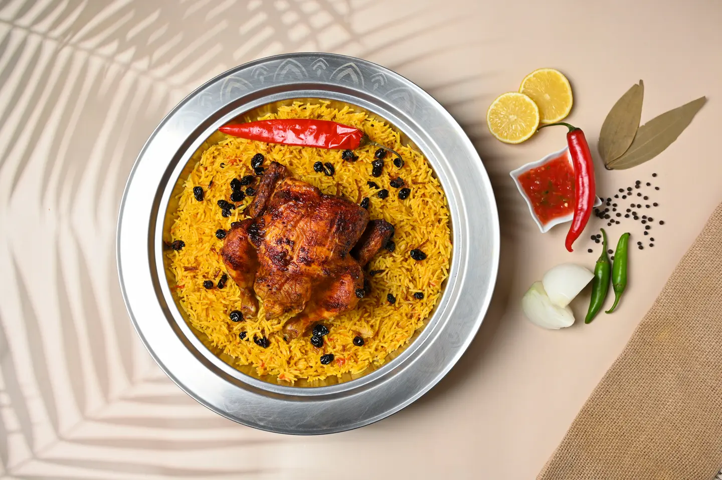 دجاج شواية مع الرز - ربع حبة مع رز