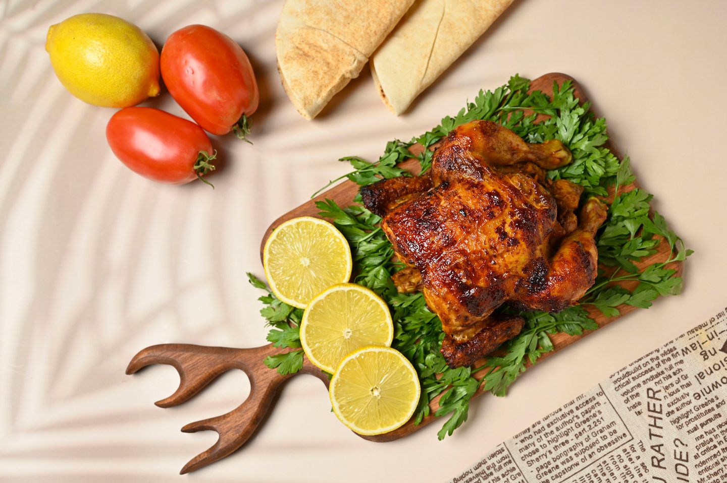 دجاج شواية سادة - ربع حبة بدون رز