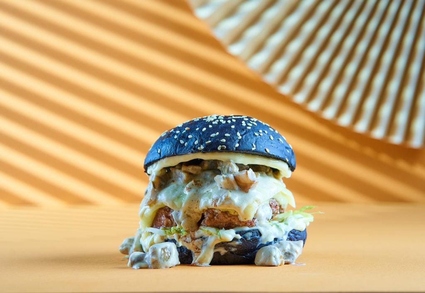 Mushroom Beef Burger - Sandwich