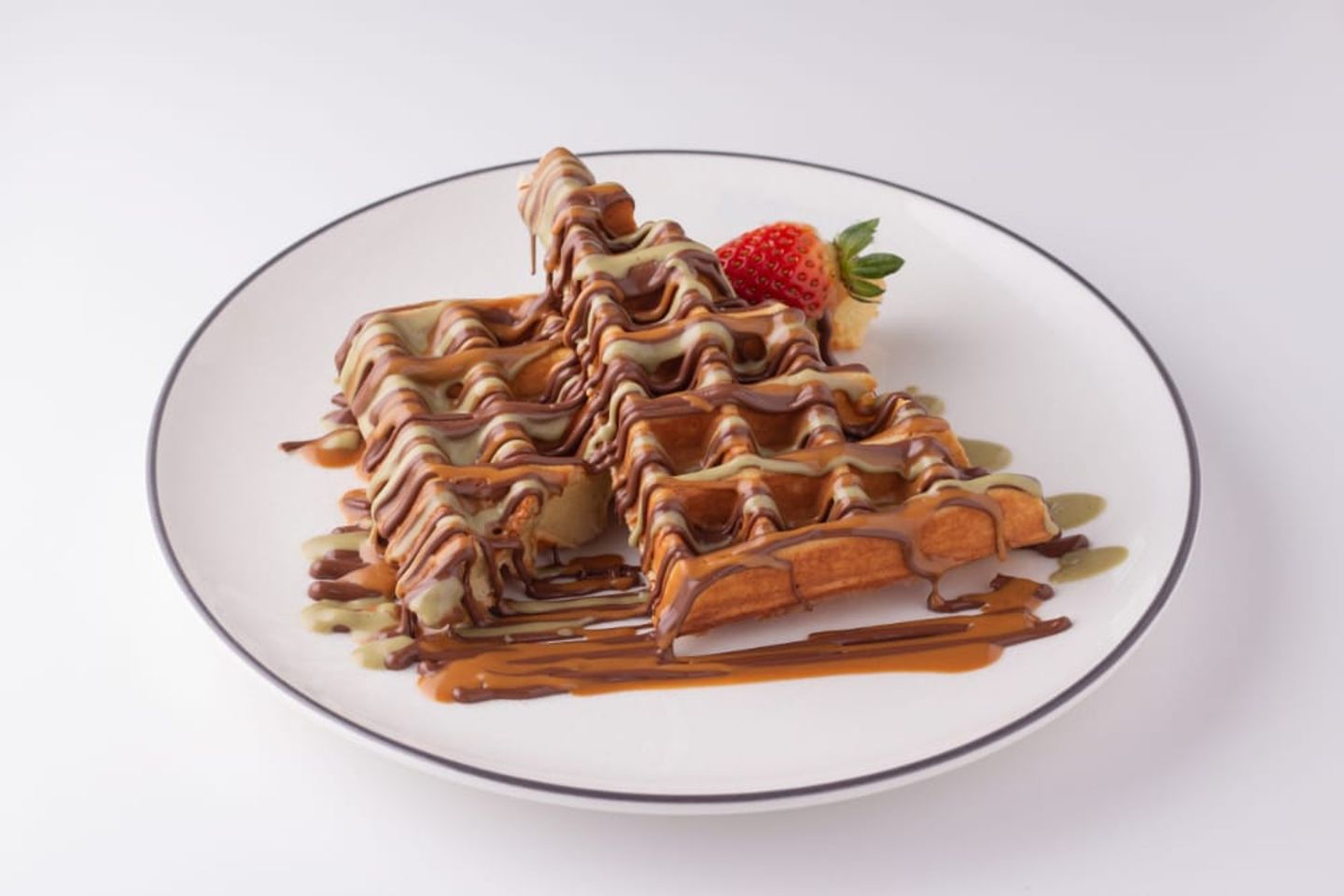 Waffle Mix Kinder, Nutella, Lotus And Pistachio - Small
