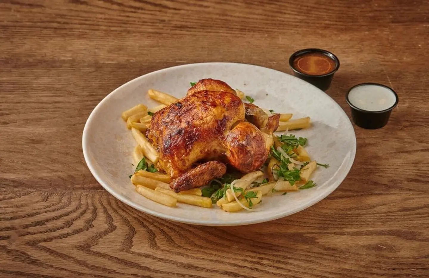 دجاج شواية  ساده - نص حبة دجاج