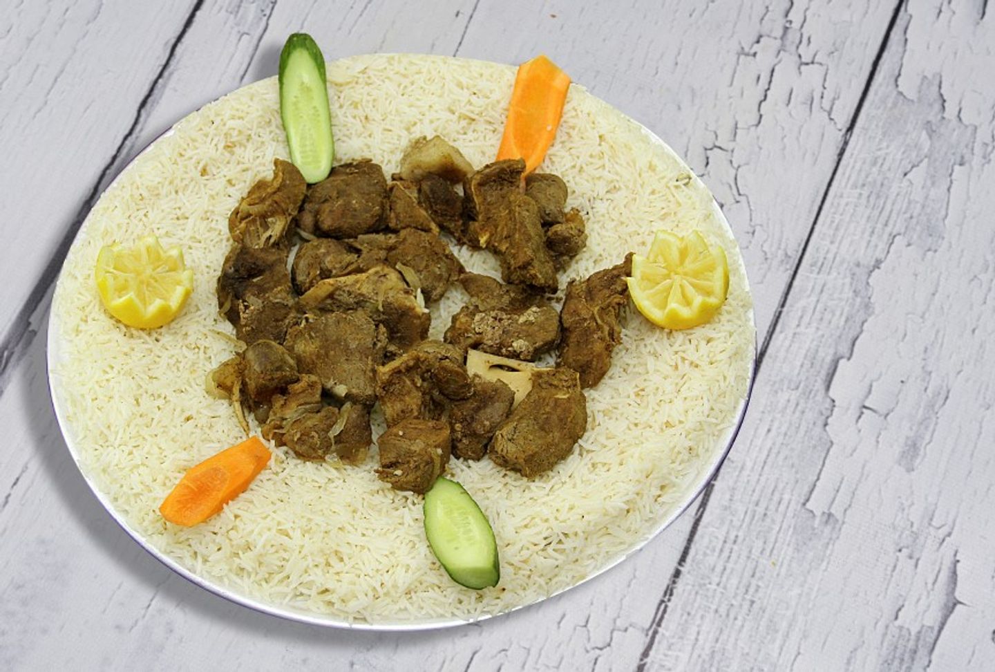 Barmah Meat With Rice - Shabi Rice