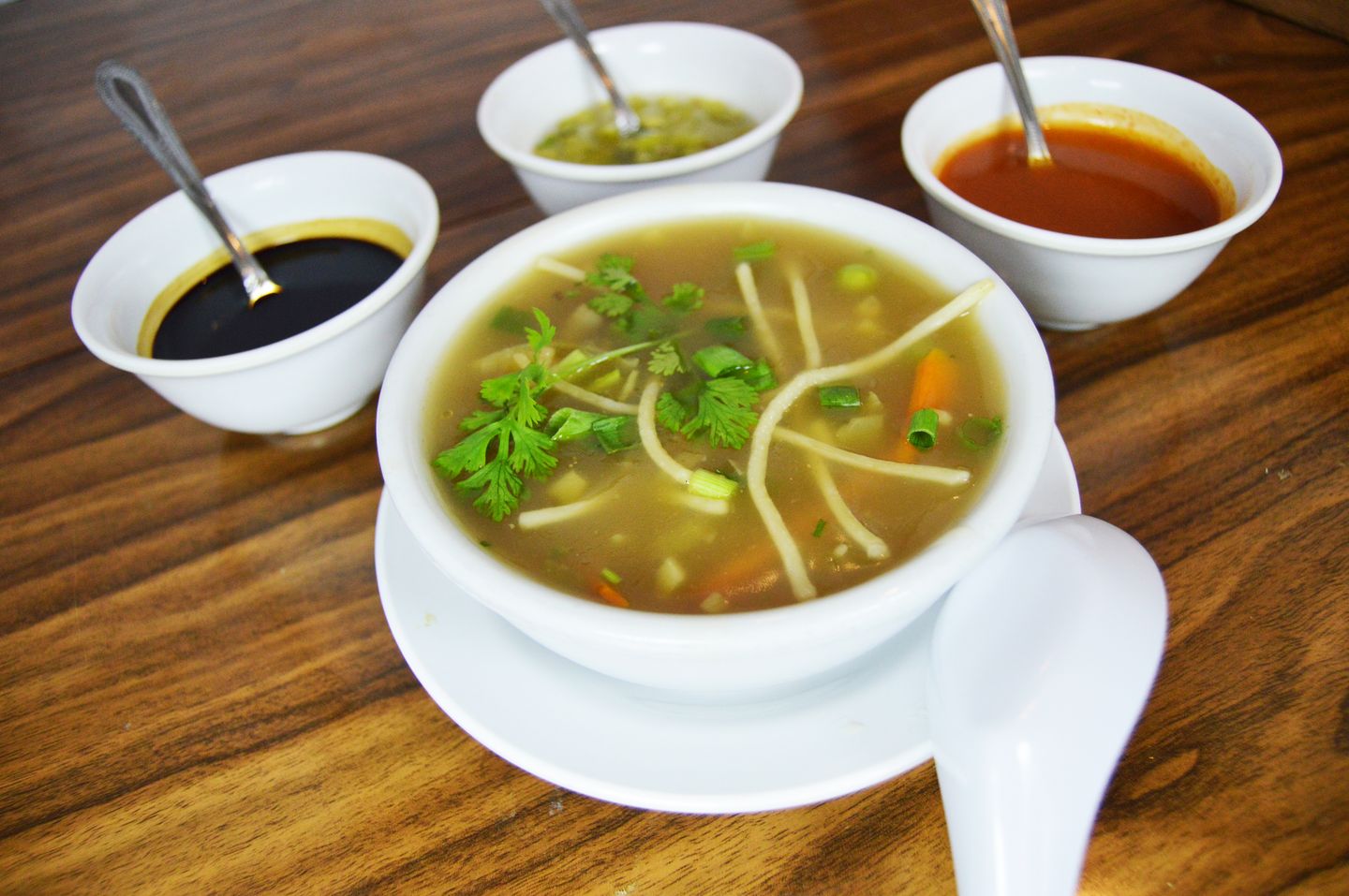 شوربة خضار مع مكرونة - صغير