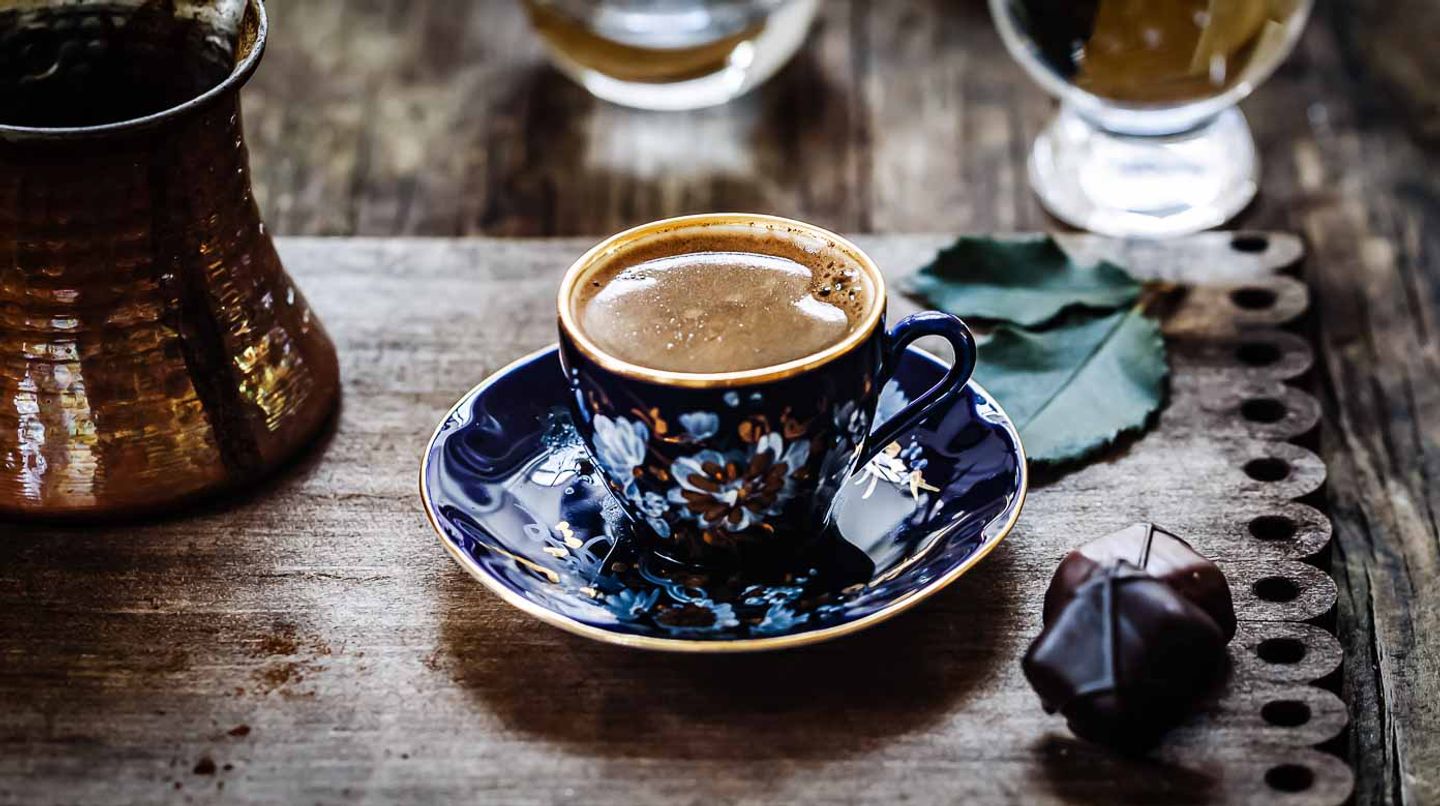 قهوة تركية - وسط