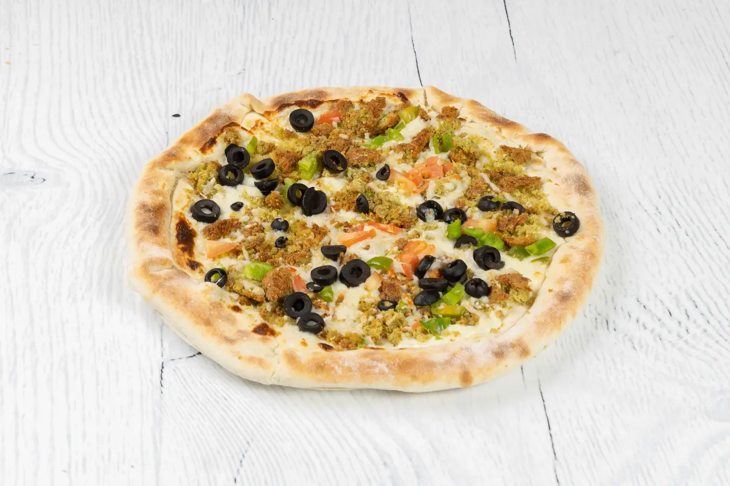 بيتزا فلافل - وسط