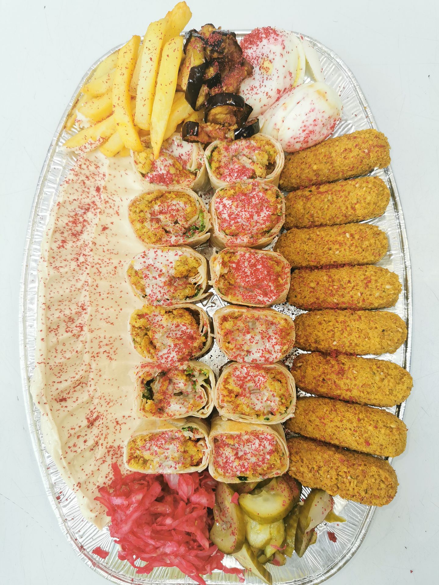 صحن فلافل عربي مشكل - صغير