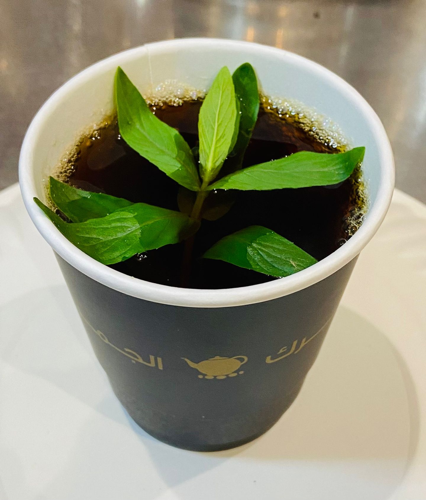 Tea On The Coals With Basil - Small