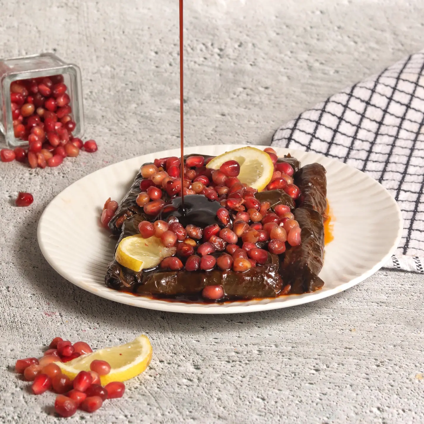 Pomegranate Grape Leaves - Small