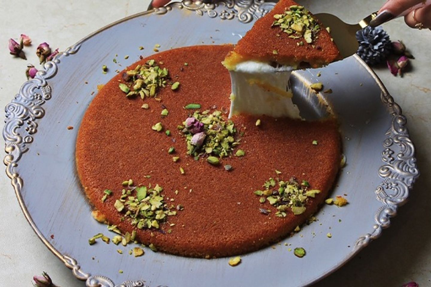كنافة ناعمة نابلسية بالجبنة  - صغير