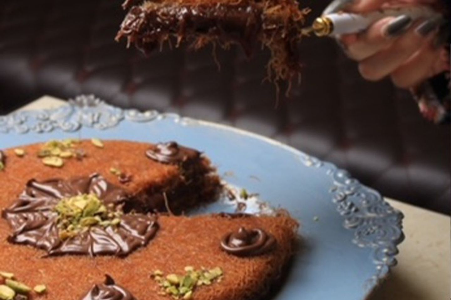 كنافة بالشوكولاتة  - صغير