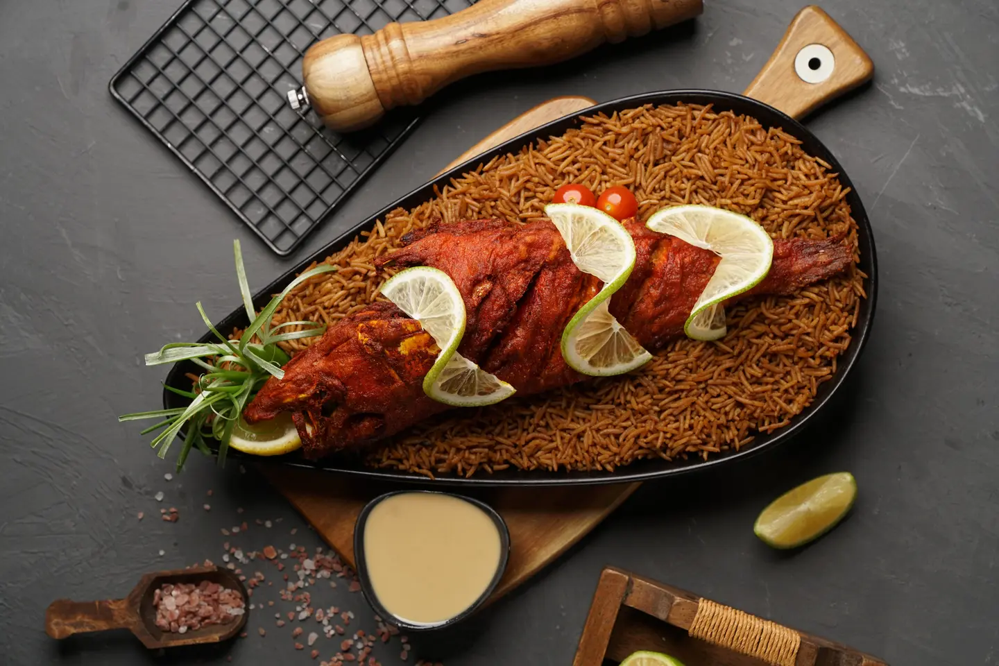 Fried Hamour Fish - Medium