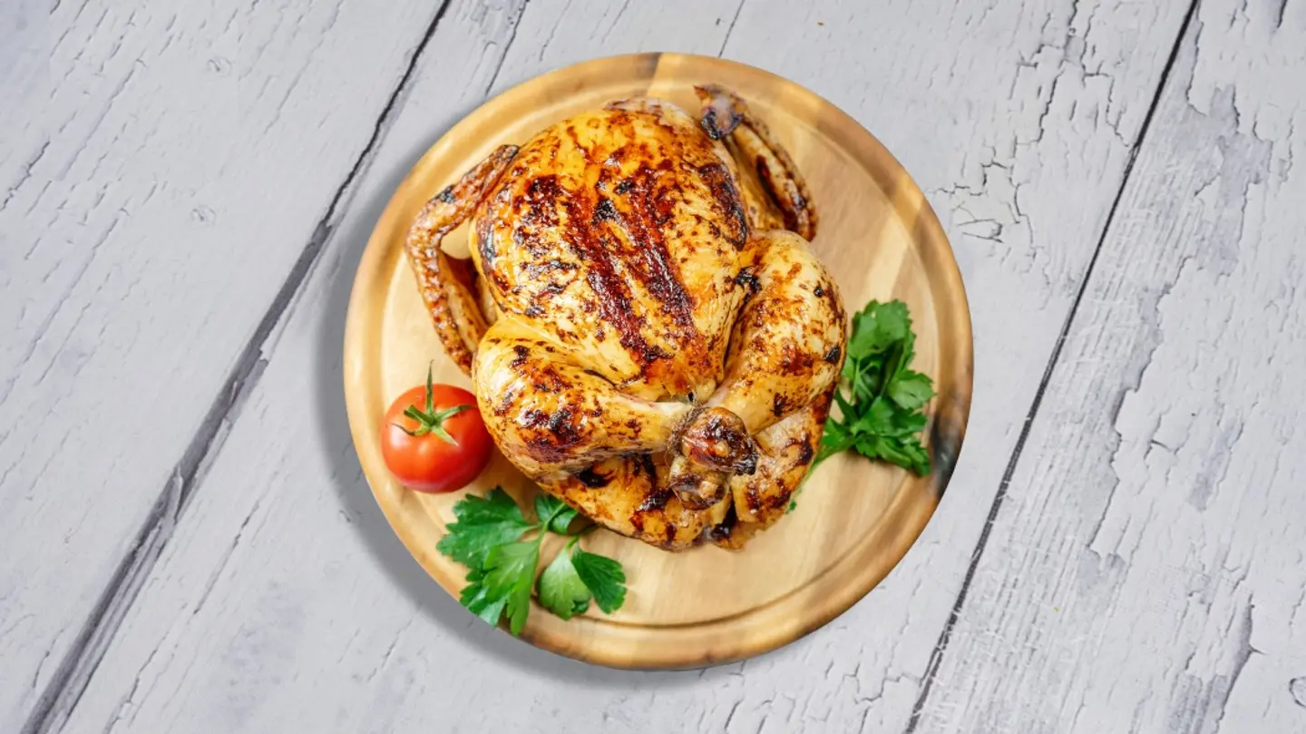 دجاج شواية سادة - نص حبة دجاج