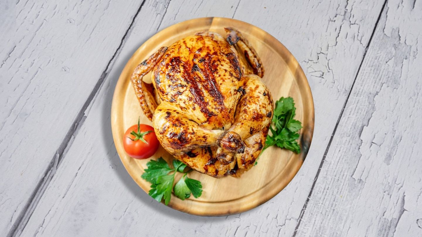 دجاج شواية سادة - نص حبة دجاج