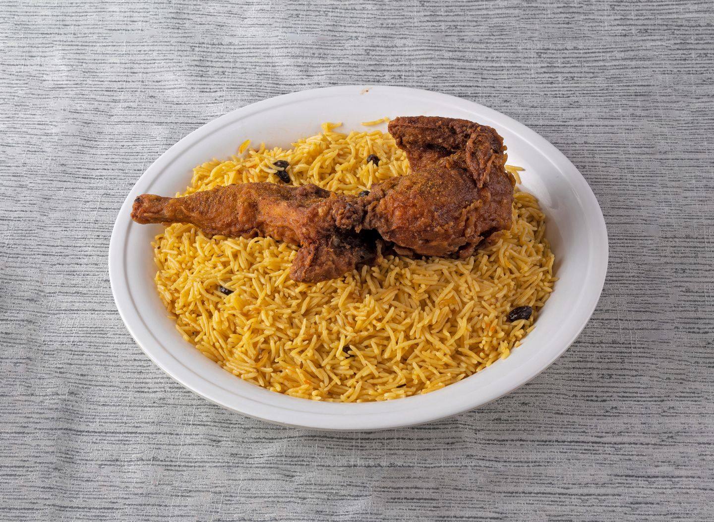 دجاج مقلي   - نص حبة دجاج