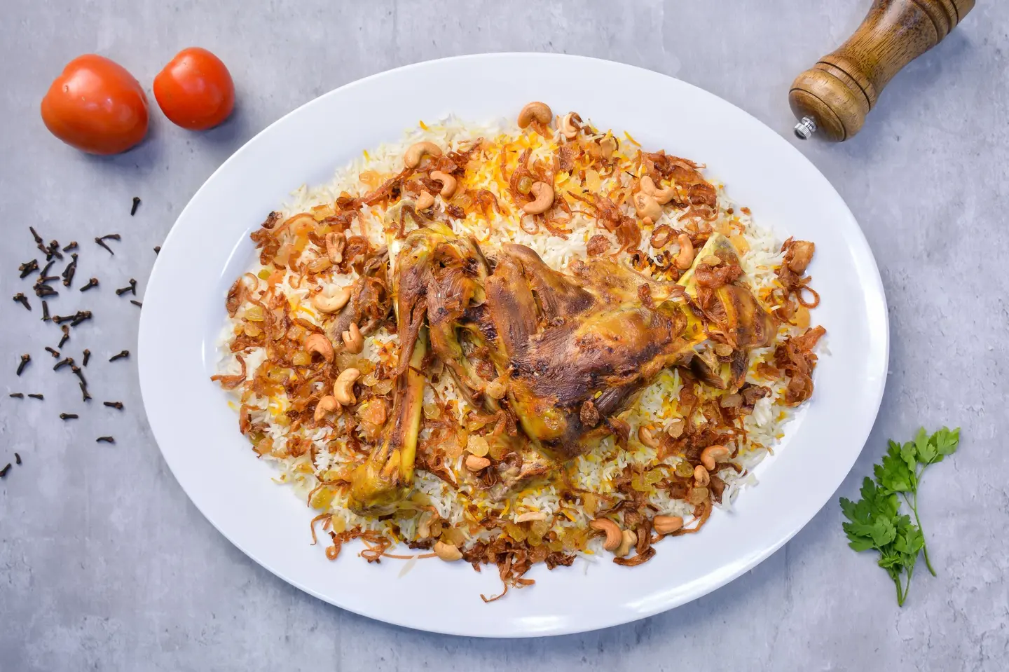 Gossi Meat - Beef Quzi, Peshawar Rice